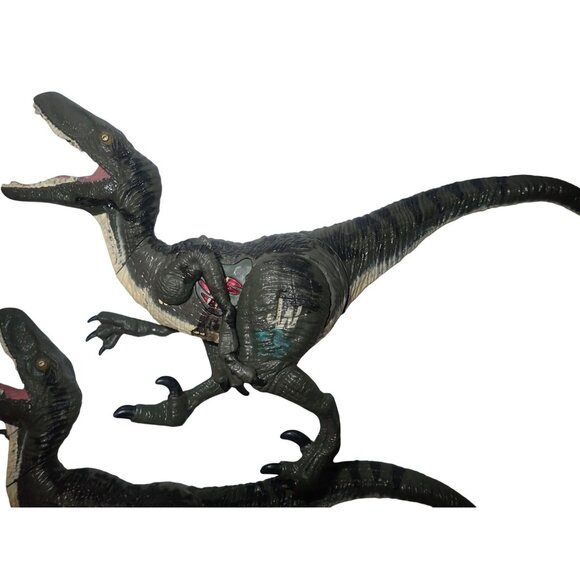 Lot Jurassic World Velociraptor Dinosaur Growler‎ Sound Light Up Action Figure - Picture 2 of 5